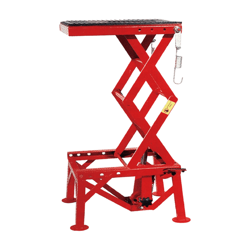 OY6501 300LBS гидравлический подъемник с нескользящей платформой